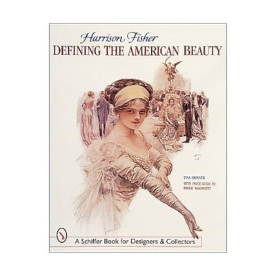 英文原版 Harrison Fisher 美国时尚插画艺术家哈里森·费舍尔作品集 定义美国丽人 Tina Skinner 英文版 进口英语原版书籍