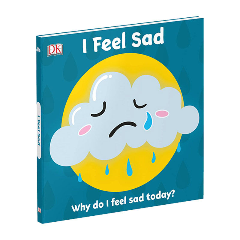 英文原版 first emotions i feel sad dk启蒙表情包 我很伤心 纸板书