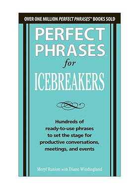 英文原版 Perfect Phrases for Icebreakers 破冰对话完美用语 英文版 进口英语原版书籍