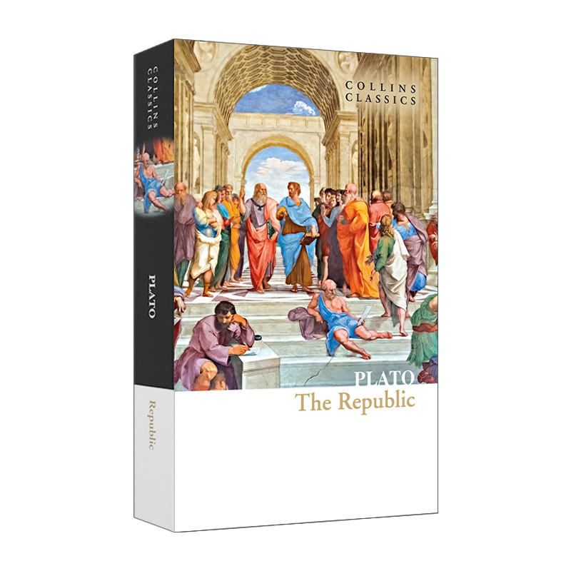 英文原版 Republic 柏拉图 理想国 Collins Classics 柯林斯经典系列 旧版 英文版 进口英语原版书籍