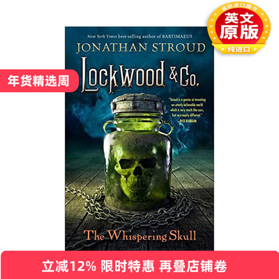 英文原版 The Whispering Skull 路德灵异侦探社2 低语骷髅 英文版 进口英语原版书籍