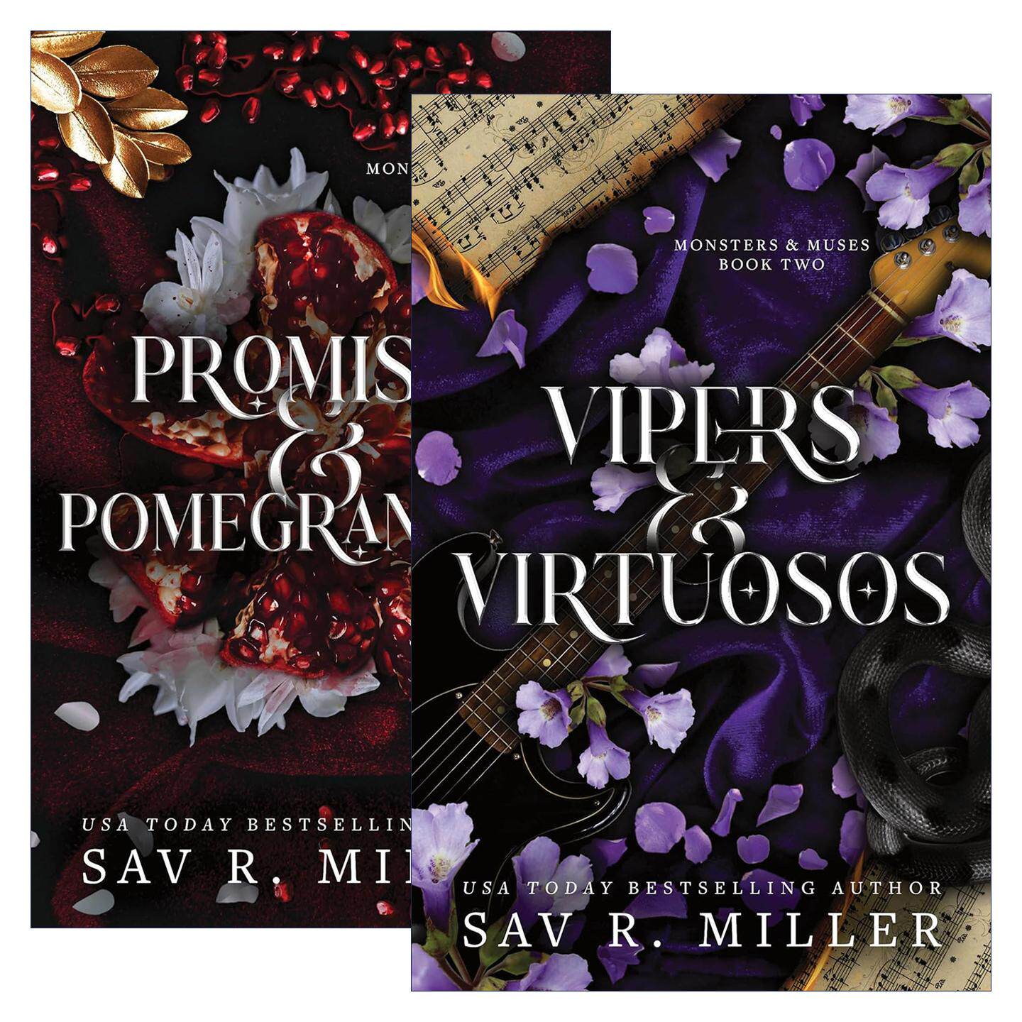 英文原版 Monsters & Muses 怪物与缪斯系列1-2册 国际流行浪漫小说 Sav R. Miller 英文版 进口英语原版书籍