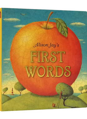 让想象飞系列 字的故事 学单词 Alison Jay's First Words 英文原版 精装 碎蛋壳画家 纸板书 英文版进口原版英语书籍儿童全英语书