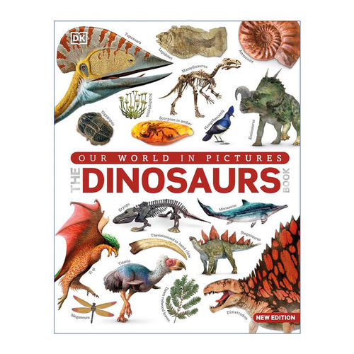 英文原版 Our World in Pictures The Dinosaur Book 图片中的世界 恐龙科普百科精装 英文版 进口英语原版书籍
