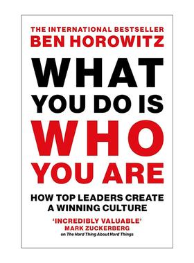 英文原版 What You Do Is Who You Are 你所做即你所是 关于公司文化 本·霍洛维茨Ben Horowitz 创业维艰作者 进口英语原版书籍