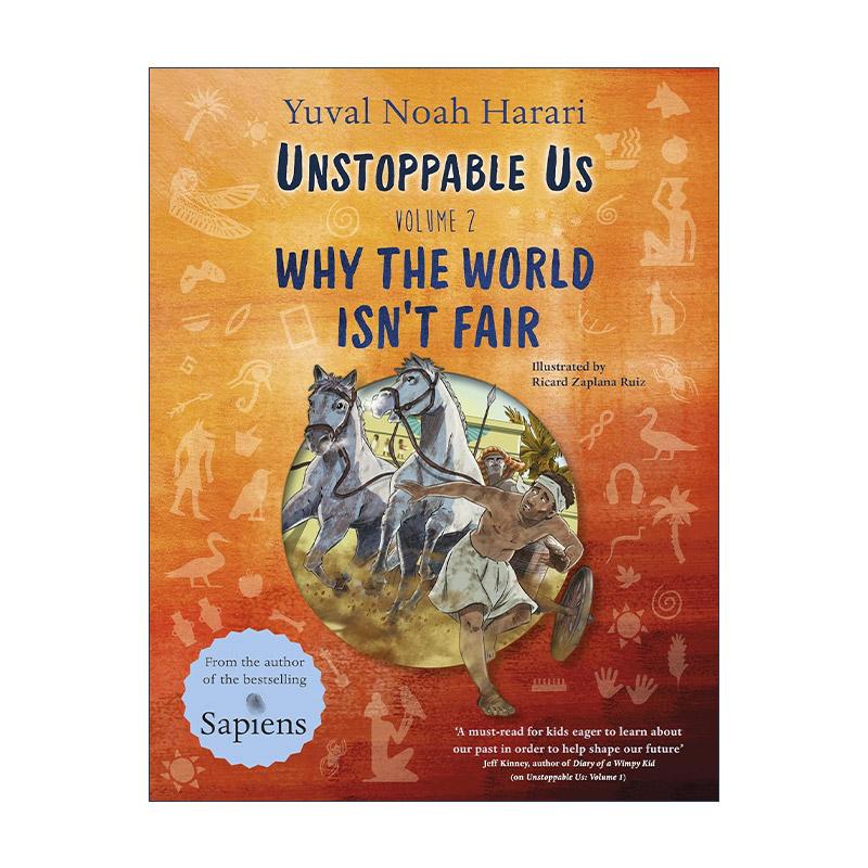英文原版 Unstoppable Us Volume 2 不可阻挡 少儿插画版 卷二 人类文明的变迁史 人类简史作者尤瓦尔·赫拉利 进口英语原版书籍