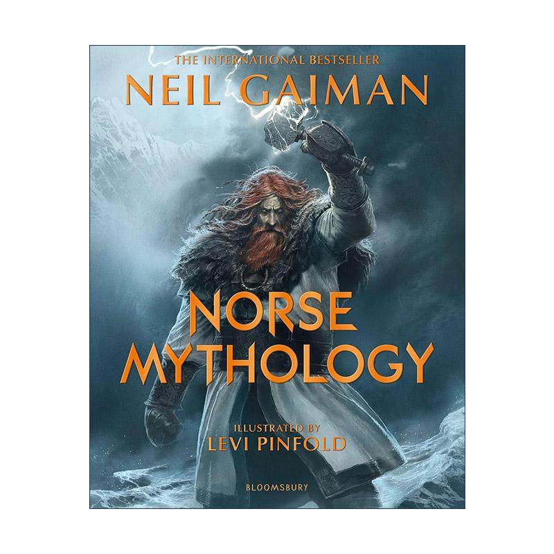 英文原版 Norse Mythology Illustrated 尼尔盖曼 北欧神话 精装插画版 英国插画师Levi Pinfold 英文版 进口英语原版书籍