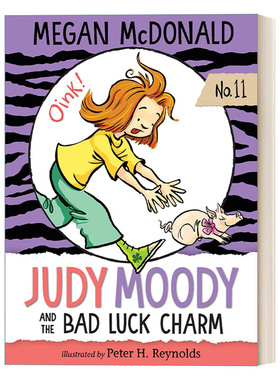 英文原版 Judy Moody and the Bad Luck Charm 稀奇古怪小朱迪系列11 幸运符 初级儿童章节桥梁书 情商启蒙 英文版 进口英语书籍