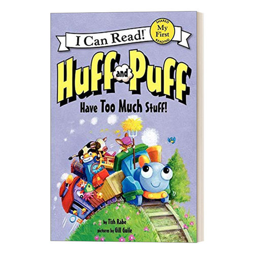 英文原版 Huff and Puff Have Too Much Stuff 哈夫 帕夫有太多东西了 My First I Can Read 英文版 进口英语原版书籍