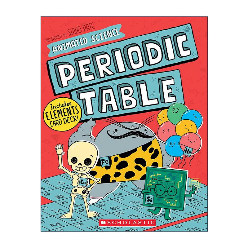 英文原版 Animated Science Periodic Table 动画科学 元素周期表 英文版 进口英语原版书籍
