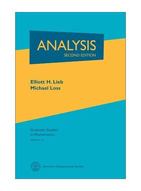 英文原版 Analysis 分析学 第二版 Elliott H. Lieb Michael Loss 精装 英文版 进口英语原版书籍