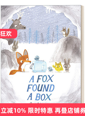 英文原版绘本 A Fox Found a Box 小狐狸找到了一个收音机 3-7岁儿童精装绘本 Ged Adamson 英文版 进口英语原版书籍