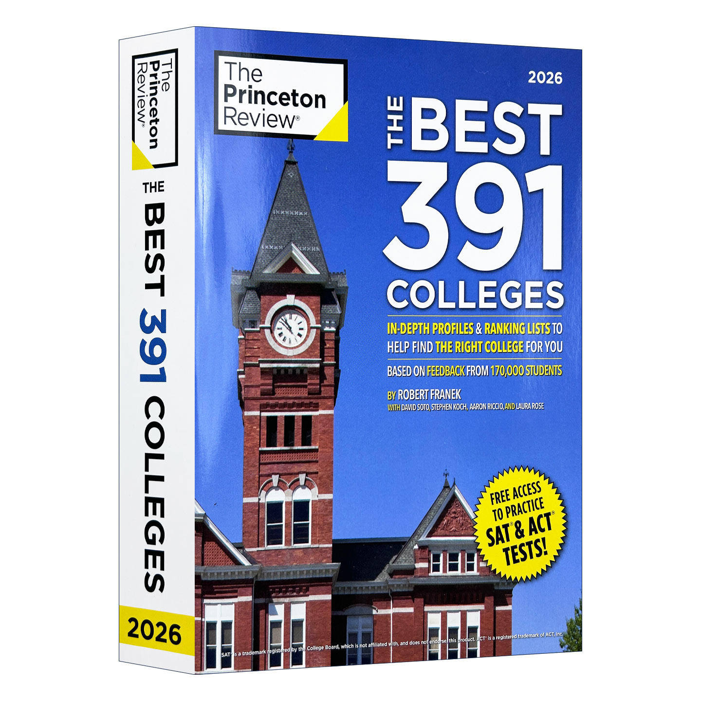 英文原版 The Best 391 Colleges  2026 普林斯顿评论美国大学招生指南 2026年最佳391所大学 英文版 进口英语原版书籍