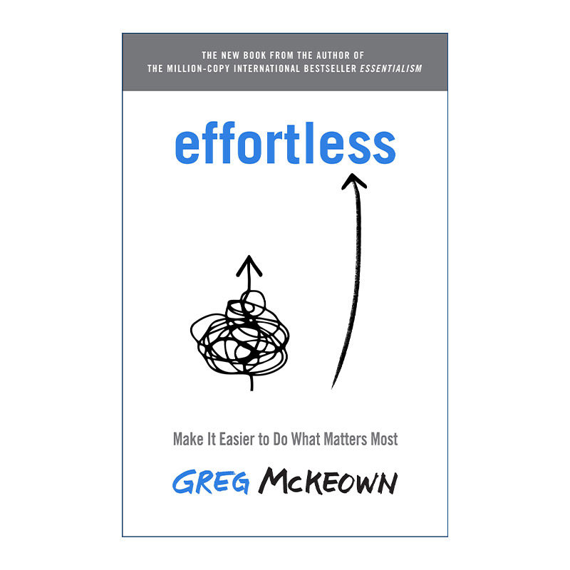 英文原版 Effortless 轻松主义 让关键的事情变得容易做 Greg McKeown 精装 英文版 进口英语原版书籍