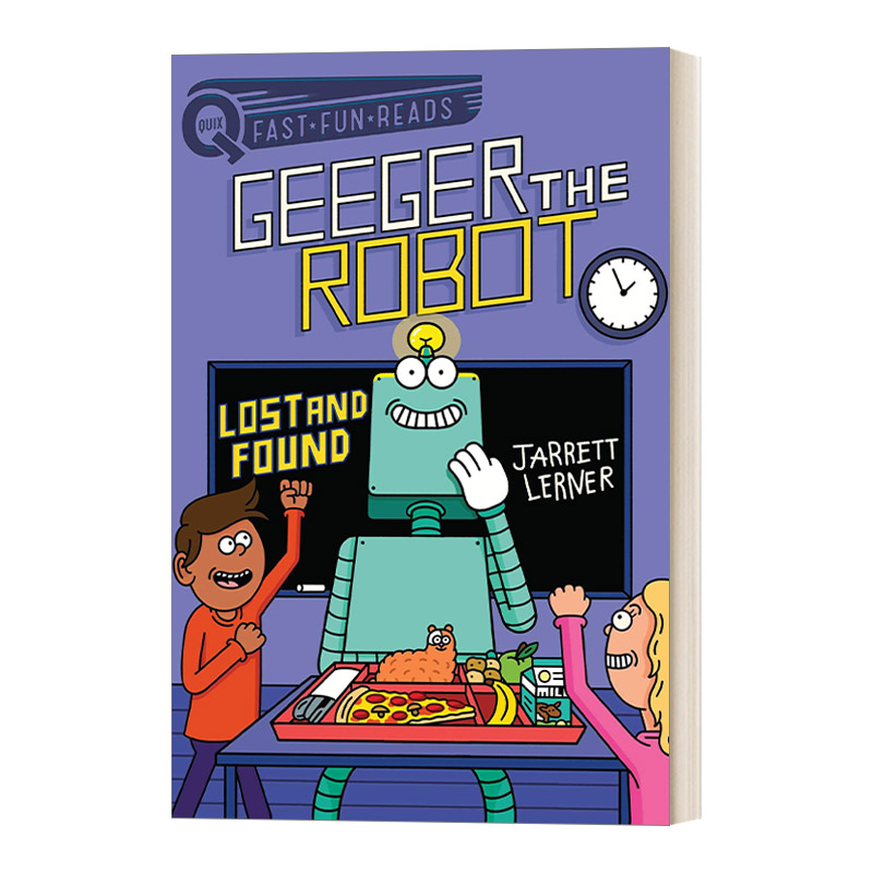 英文原版 Lost and Found  吉格机器人系列之消失与寻找  黑白章节书 英文版 进口英语原版书籍