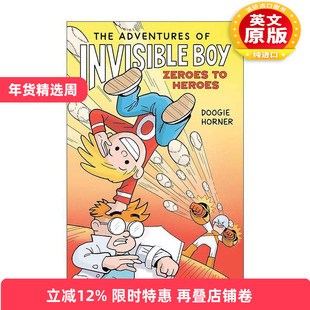 英文原版 The Adventures of Invisible Boy 2 隐形男孩历险记2 儿童超级英雄漫画 杜奇?霍纳 英文版 进口英语原版书籍