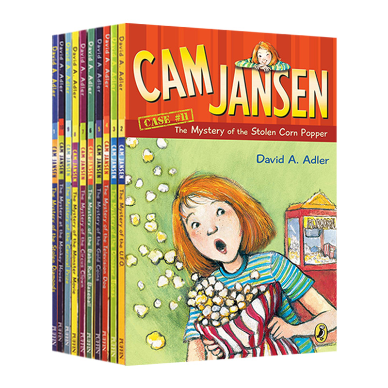 侦探故事11-20册 Cam Jansen  英文原版小说 少女侦探简森 少儿儿童分级读物书籍 英文版进口英语初级桥梁章节书 David Adler