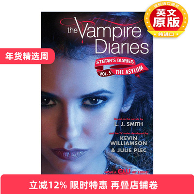英文原版小说 The Vampire Diaries Stefan's Diaries #5 The Asylum 吸血鬼日记影视剧前传5 英文版 进口英语原版书籍