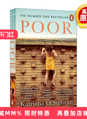 英文原版 Poor 贫穷 一个穷人家女孩的蜕变之路 国际畅销传记作品 爱尔兰图书奖年度传记 英文版 进口英语原版书籍