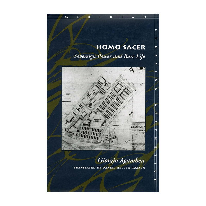 英文原版 Homo Sacer 神圣人 至高权力与赤裸生命 吉奥乔·阿甘本 英文版 进口英语原版书籍 - 封面