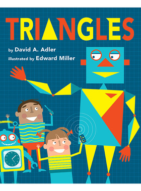 英文原版 Triangles 三角形 儿童几何形状启蒙认知绘本 David A. Adler 英文版 进口英语原版书籍