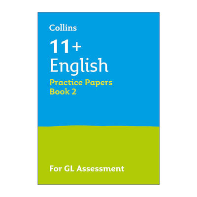 英文原版 Collins 11+ English Practice Papers Book 2 柯林斯英国小升初GL考试英语练习册2 英文版 进口英语原版书籍