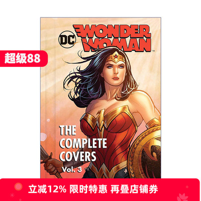 英文原版 DC Comics Wonder Woman The Complete Covers Vol.3 Mini Book DC漫画 神奇女侠漫画封面合集 精装珍藏迷你书 卷三