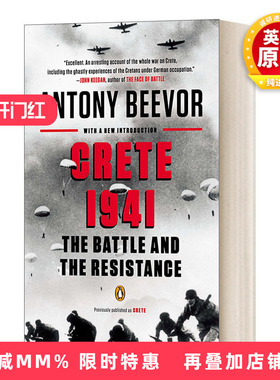 英文原版 Crete 1941 The Battle and the Resistance 克里特 战役与抵抗 Antony Beevor安东尼 比弗 英文版 进口英语原版书籍