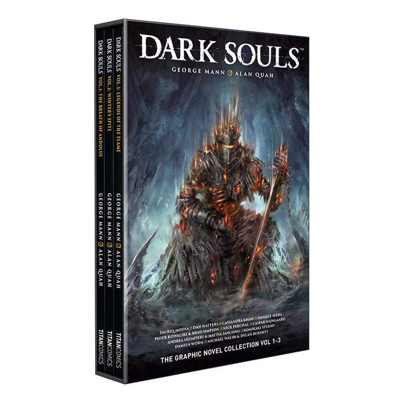 英文原版 Dark Souls 1-3 Boxed Set 黑暗之魂漫画三册盒装 万代南梦宫游戏 英文版 进口英语原版书籍