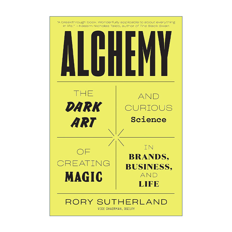 英文原版 Alchemy创意有魔力如何想出好点子奥美集团品牌策略师Rory Sutherland英文版进口英语原版书籍