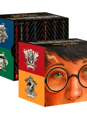 哈利波特20周年纪念版套装 美版 英文原版 Harry Potter Books 1-7 Special Edition Boxed Set 英文原版 进口英语书籍