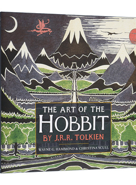 英文原版小说 The Art of the Hobbit 霍比特人的艺术 精装 英文版 进口英语原版书籍