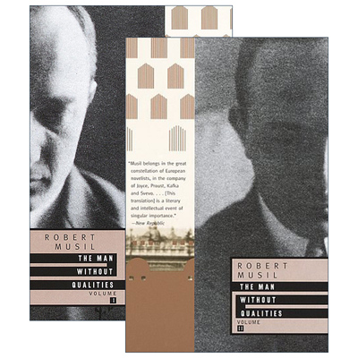 英文原版 The Man Without Qualities 没有个性的人系列2册 经典文学历史小说 Robert Musil 英文版 进口英语原版书籍