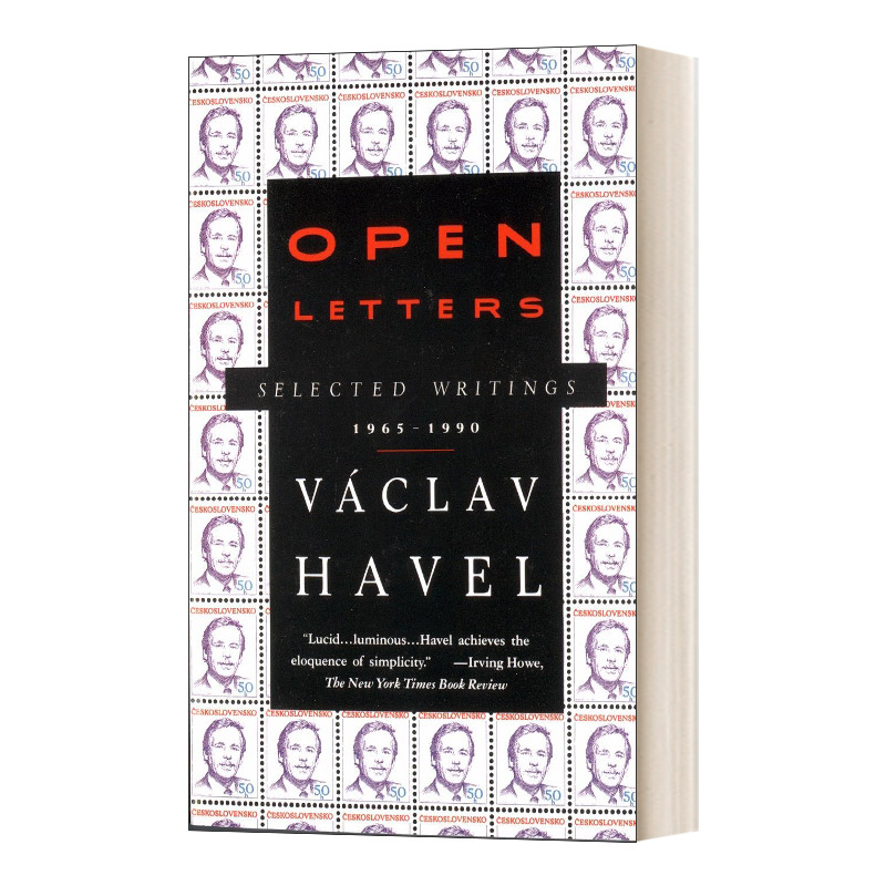 英文原版 Open Letters Selected Writings 1965-1990公开信 Vaclav Havel瓦茨拉夫·哈维尔文选英文版进口英语原版书籍