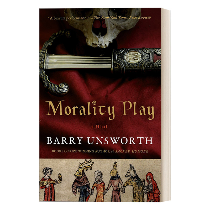 英文原版 Morality Play戏中人布克奖得主Barry Unsworth历史惊悚短篇小说英文版进口英语原版书籍