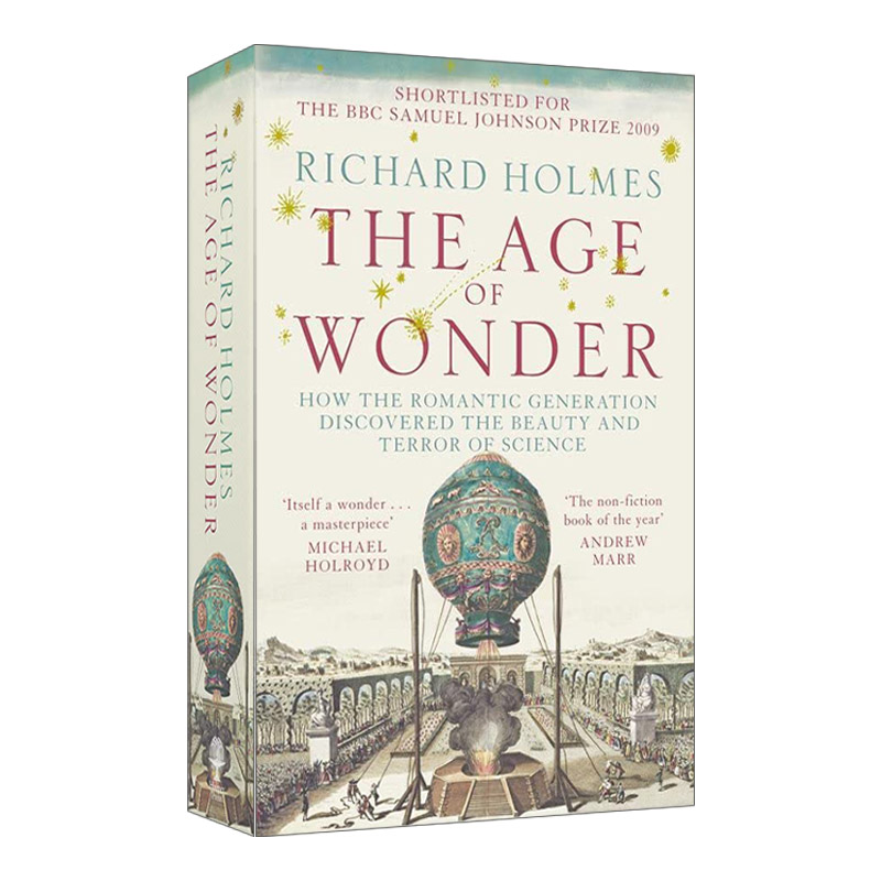 英文原版 The Age Of Wonder 好奇年代 英国科学浪漫史 理查德·霍姆斯 英国皇家学会科学类图书奖 英文版 进口英语原版书籍