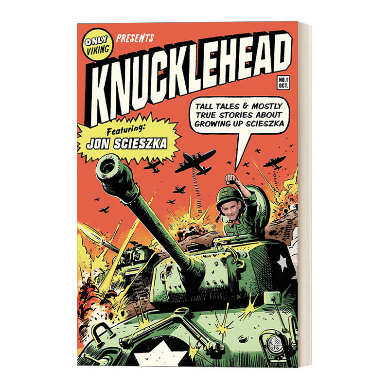英文原版 Knucklehead 傻瓜 关于成长的荒诞却真实的故事 儿童幽默传记故事 Jon Scieszka 英文版 进口英语原版书籍