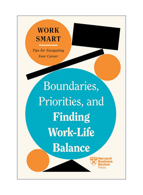 英文原版 Boundaries  Priorities  and Finding Work-Life Balance 界限 优先事项 找到工作和生活的平衡 进口英语原版书籍