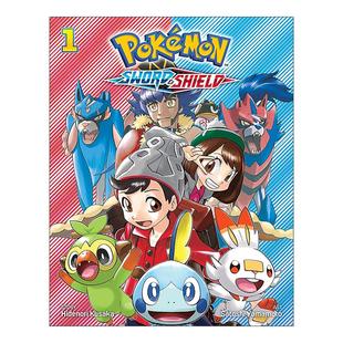 英文版 书籍 宝可梦剑 盾1 Vol.1 Sword Shield 进口英语原版 英文原版 儿童漫画 Pokémon
