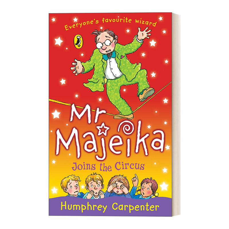 英文原版 Mr Majeika Joins the Circus 魔法老师马杰卡先生系列 加入马戏团 英文版 进口英语原版书籍