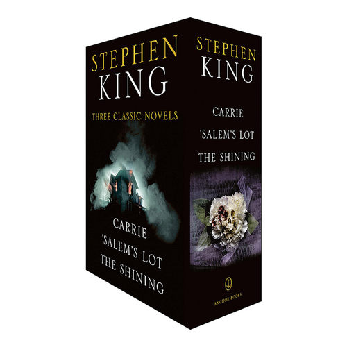 英文原版 Stephen King 3 Classic Novels Box Set Carrie Salem's Lot The Shining 史蒂芬·金 3部经典小说套装 英文版