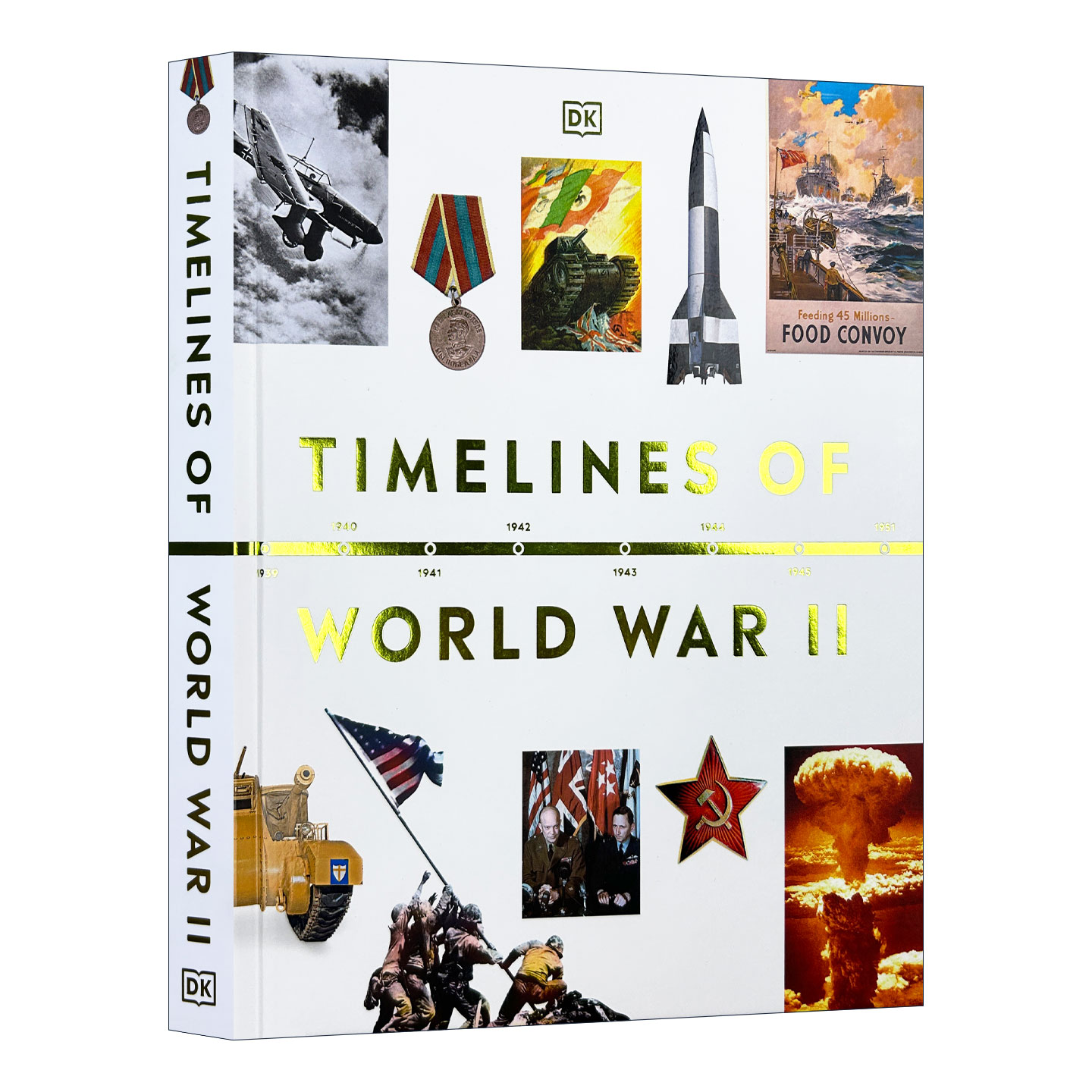英文原版 Timelines of World War II 第二次世界大战世界轴 DK人文历史科普百科精装 英文版 进口英语原版书籍