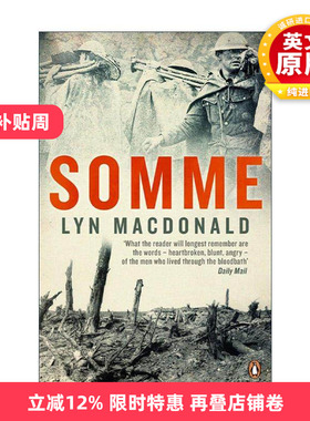英文原版 Somme 索姆河战役 Lyn Macdonald 英文版 进口英语原版书籍