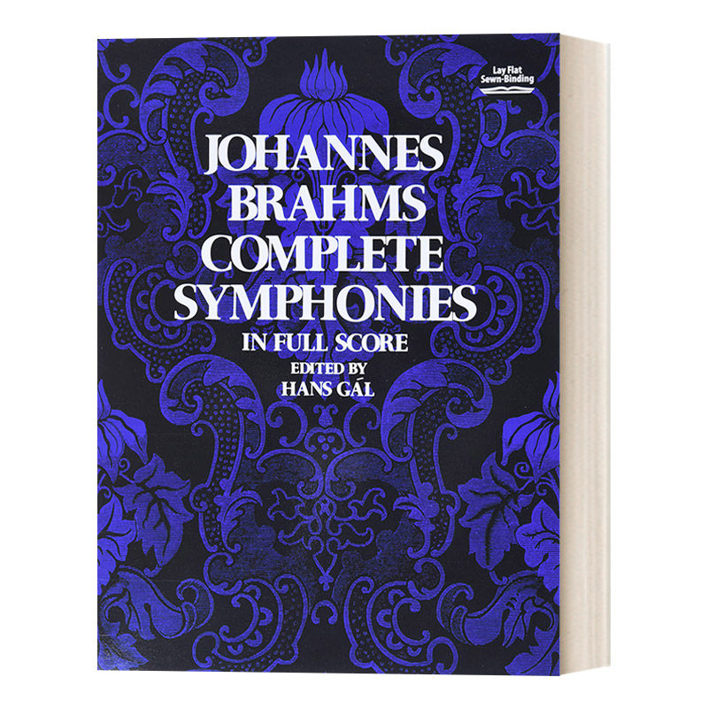 英文原版 Complete Symphonies in Full Score  勃拉姆斯交响乐全谱 英文版 进口英语原版书籍