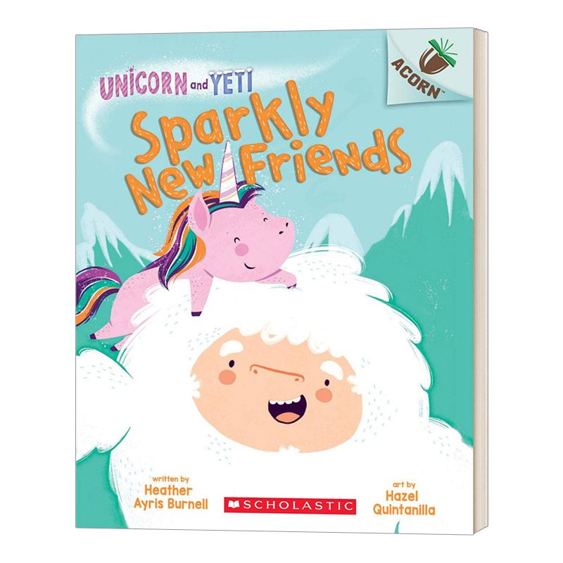 英文原版 Unicorn And Yeti 1 Sparkly New Friends 独角兽和雪人1 闪亮的新朋友 英文版 进口英语原版书籍儿童全英语书