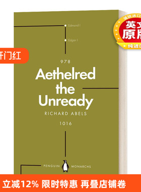 英文原版 Aethelred the Unready Penguin Monarchs 英国君王史 埃塞尔雷德二世 平装 英文版 进口英语原版书籍