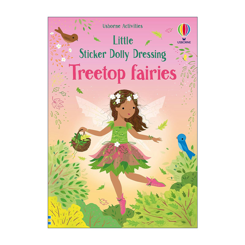 英文原版 Little Sticker Dolly Dressing Treetop Fairies 多莉贴纸 树梢仙子 英文版 进口英语原版书籍