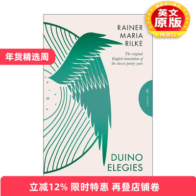 英文原版 Duino Elegies 杜伊诺哀歌 里尔克 英文版 进口英语原版书籍