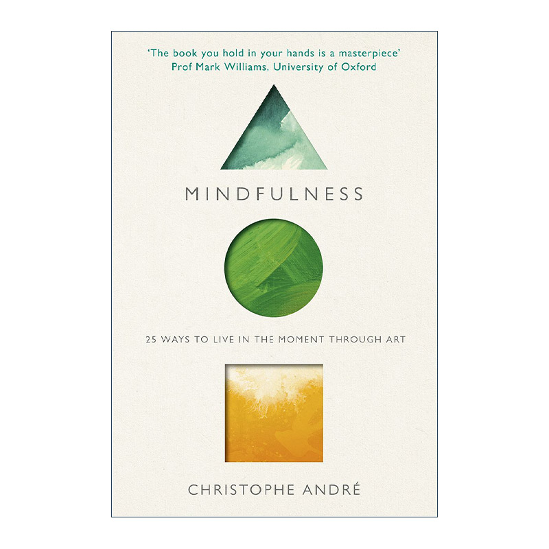 英文原版 Mindfulness 一日一冥想 25堂名画课带你走向精心 克里斯托夫?安德烈 英文版 进口英语原版书籍