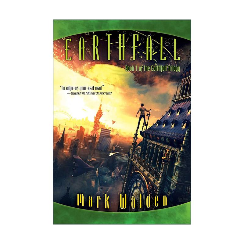 英文原版 Earthfall 大地陨落1 科幻动作冒险小说 高等邪恶学院同作者Mark Walden 英文版 进口英语原版书籍